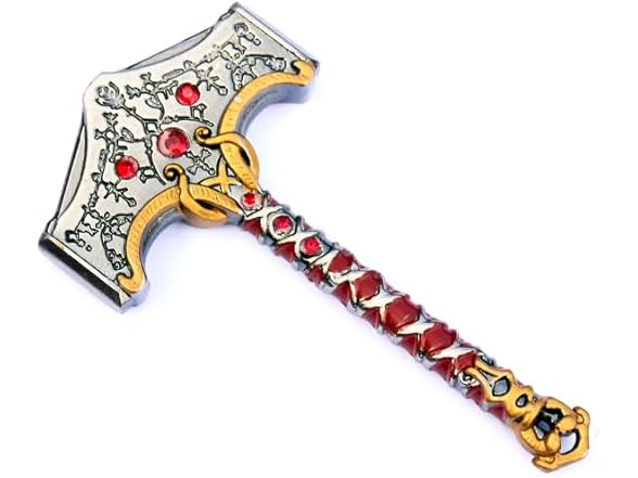 Metal Keychain - God of War Thor Hammer