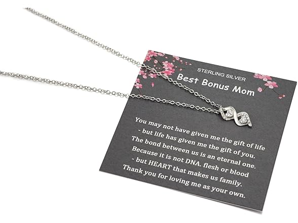 MILEPOSTJEW Bonus Mom Necklace