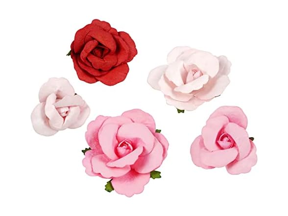 Recollections Pink & Red Paper Roses, 36ct.