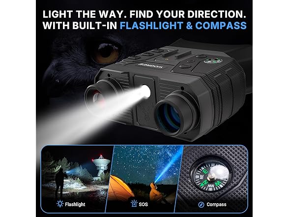 wogree 4K Night Vision Goggles | 1300FT