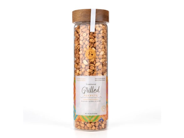 (3pk) Krok Krak Salted Grilled Peanuts in Glass Jar