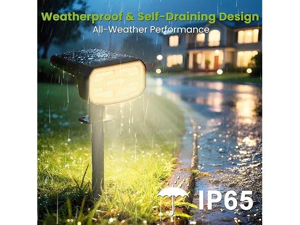 DAMINY 6-Pack Solar Spotlights IP65