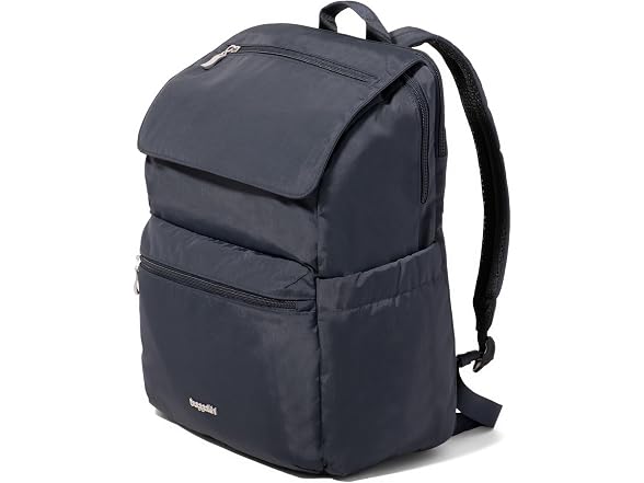Baggallini Flap Laptop Backpack - 15"x11" Charcoal