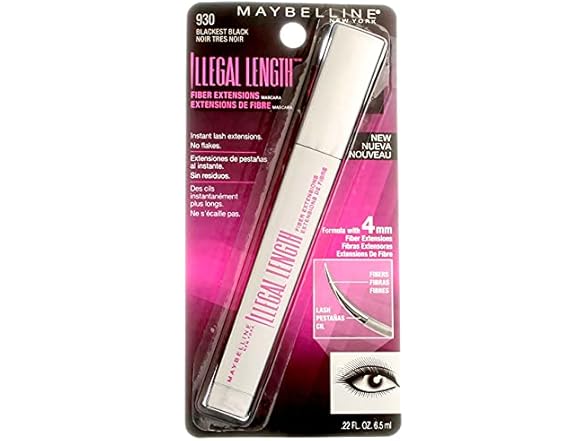 Maybelline Illegal Length mascara Black