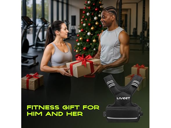 Liveet Adjustable Weighted Vest 4-10lbs