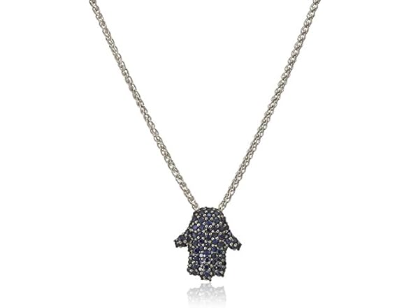 Effy Womens Silver Sapphire Necklace