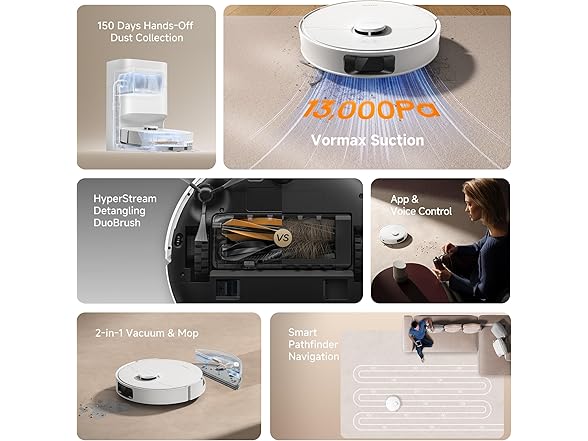 Dreame D20 Plus Robot Vacuum and Mop