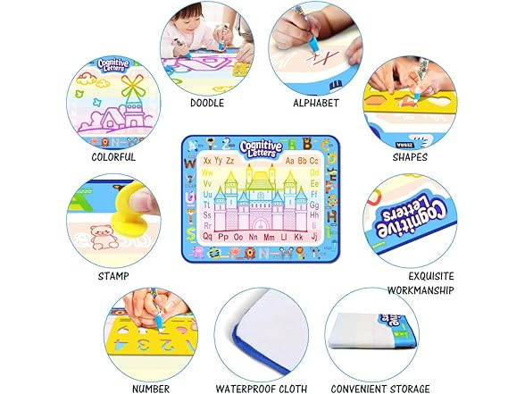 Jasonwell doodle mat Alphabet