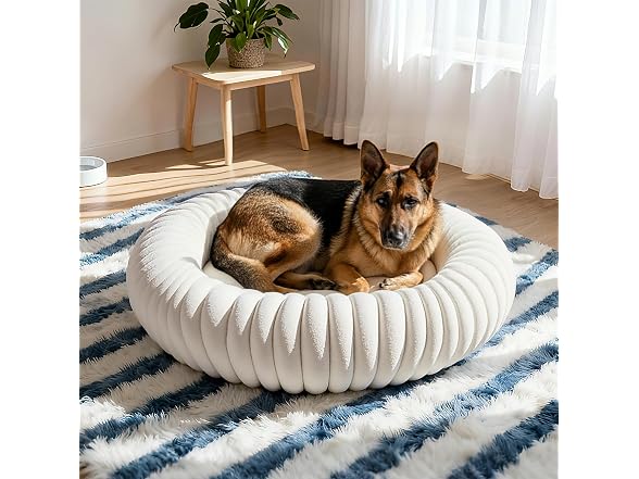 Calming Dog Bed Anti-Anxiety Donut Dog Beds