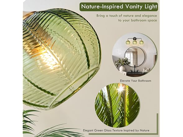 GLOTHOR Bathroom Vanity Light Fixture