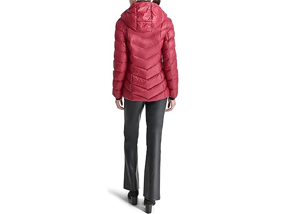 DKNY Hooded Down-filled Short Coat (XS & S)