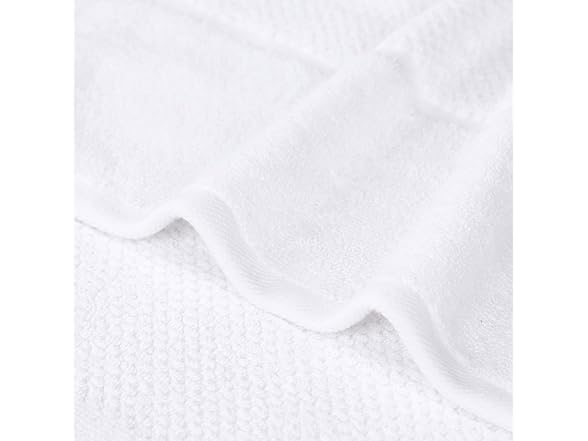Superior 6PC Hand Towel, White