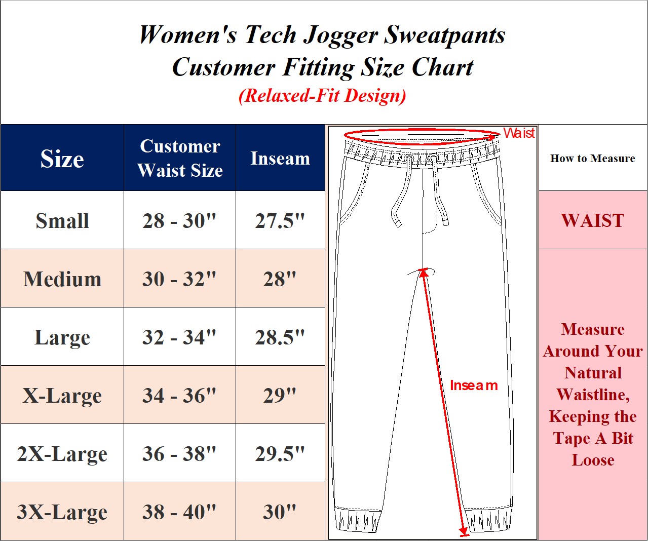 3Pk Asst Womens Tech Jogger w-Zip Pockets - Gallery 14