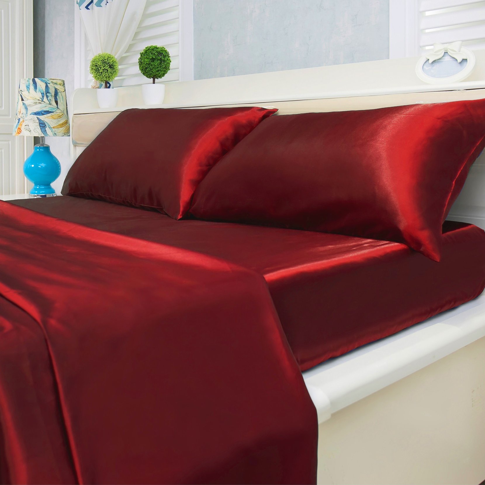 Luxury Home Polyester Sheet Set (4-Pc) - Gallery 8