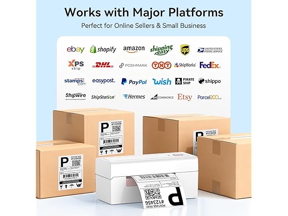 Hoorola Bluetooth Thermal Label Printer