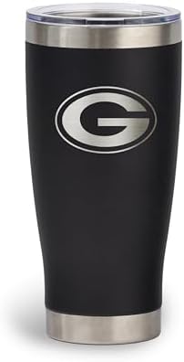 The Memory Company Officially Licensed NFL 20oz Tumbler - Double-Wall Vacuum Insulated Stainless Steel Travel Cup, Laser-Etched Logo Design, Hot & Cold Drinks, Game Day Essentials
