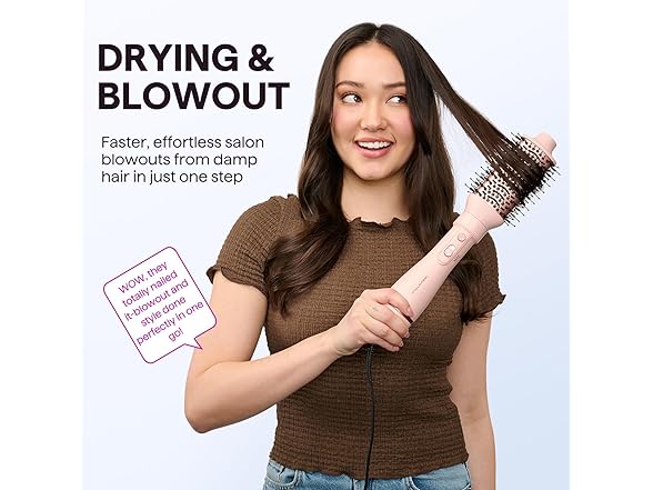 wavytalk Oval Round Hair Dryer Brush