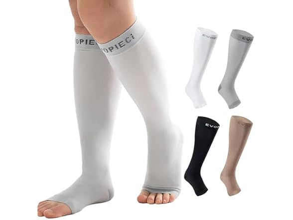 20-30mmHg Open Toe Compression Socks