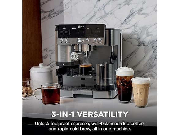 Ninja Luxe Café Premier 3-in-1 Espresso Machine