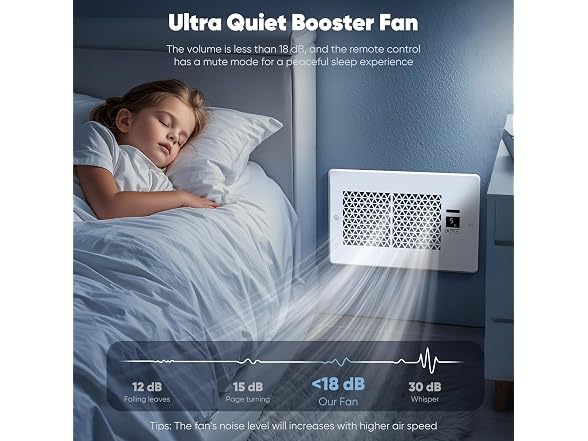 TOWPONICS Register Booster Fan, Color of Choice