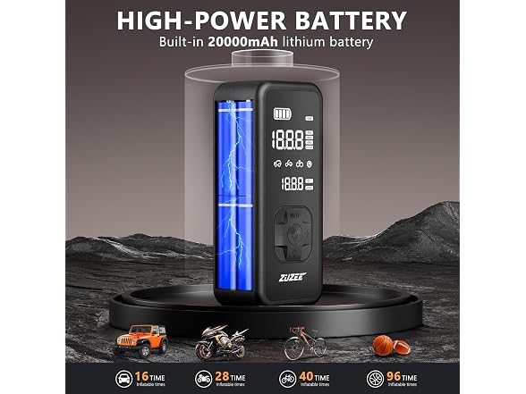 ZUZEE Tire Inflator Portable Air