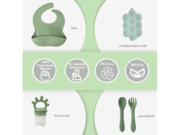 Silicone Fruit & Food Feeder with Lid