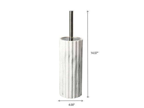 J&V Textiles 8Pc Bathroom Accessories Set WHITE