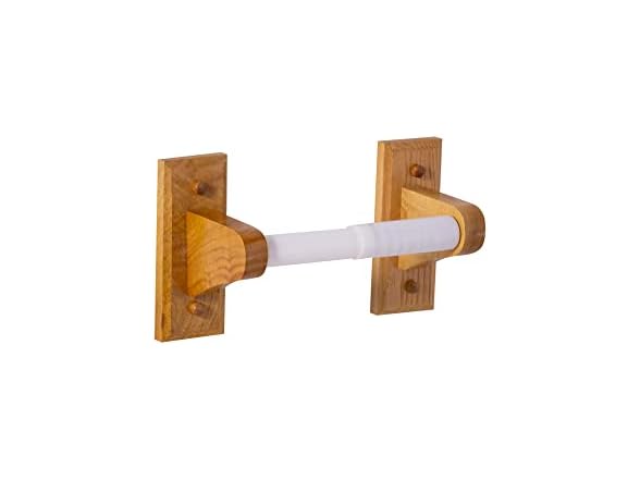Design House Dalton Toilet Paper Holder, Honey Oak