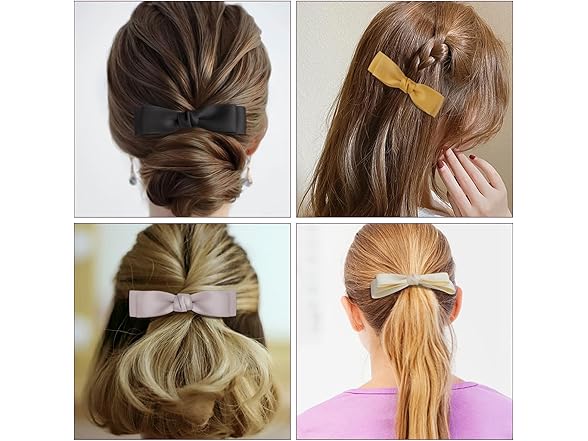 5 PCS Hair Bows Cute Hair Clips for Women