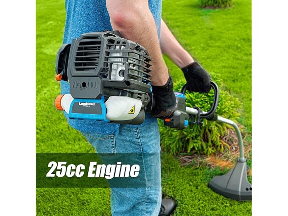 LawnMaster NPTGCP2517B No-Pull Gas String Trimmer