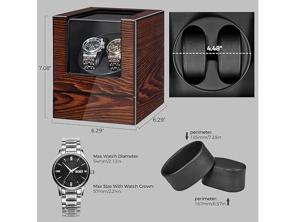 BEWISHOME Automatic Double Watch Winder