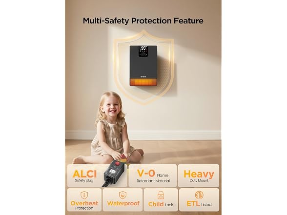 GiveBest Smart Wall Heater, 1500W