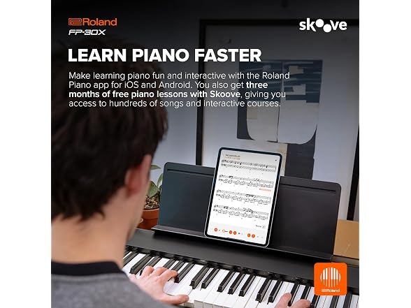 Roland FP-30X Digital Piano with Speaker