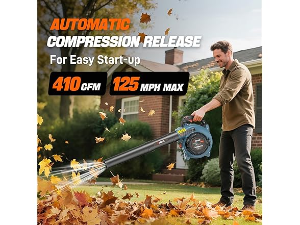 Gas Leaf Blower 26.5cc 