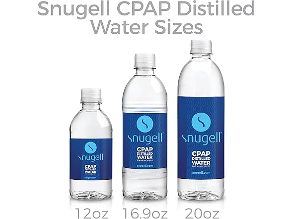 Snugell Snugell CPAP Water12pk 16.9oz