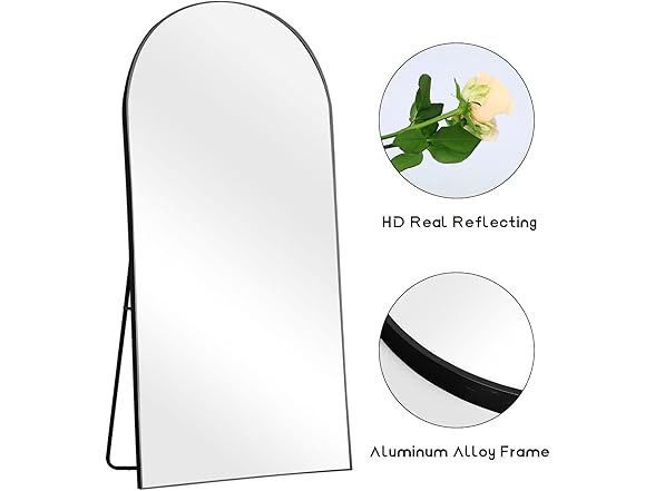 NeuType 71"x32" Arched Mirror