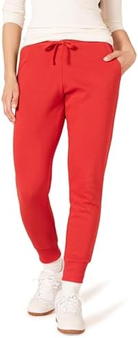 Amazon Essentials Women's Fleece Jogger Sweatpant (Available in Plus Size), Red, 5X