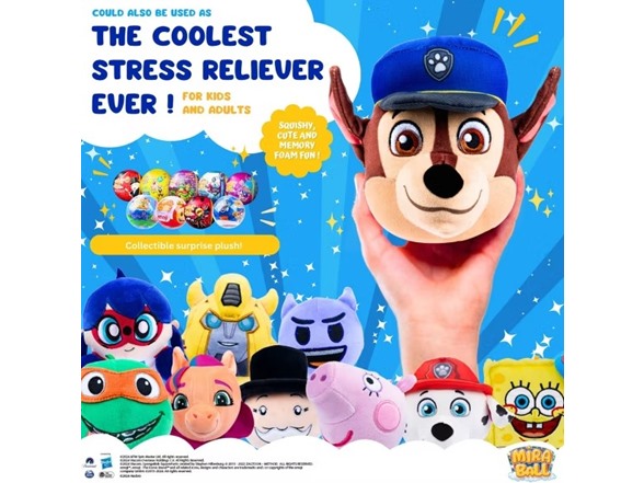 Miraball Surprise Plush - PAW Patrol 4PK