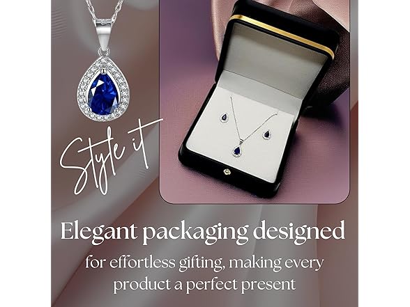 Celestara Teardrop Crystal Set