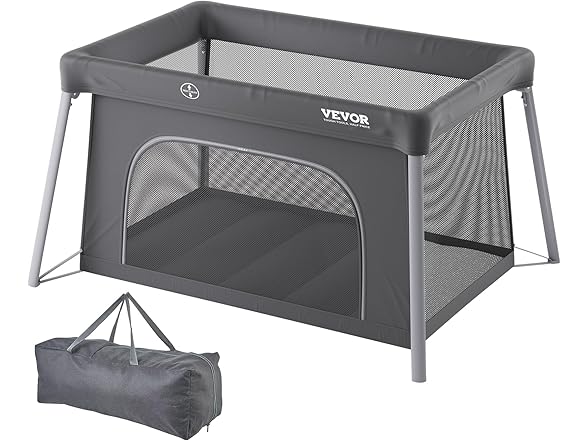 VEVOR Baby Travel Crib and Play Yard