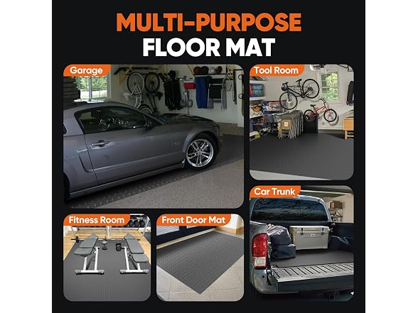 FAHKNS 7.5 X 17 FT Garage Floor Mat - Gallery 7