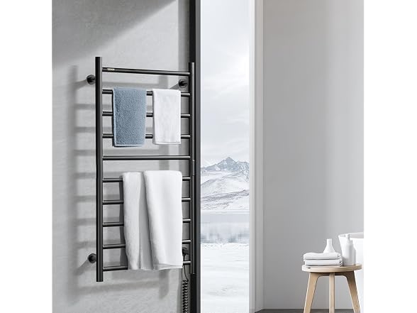 VEVOR 10 Bars Towel Warmer Rack, 120V