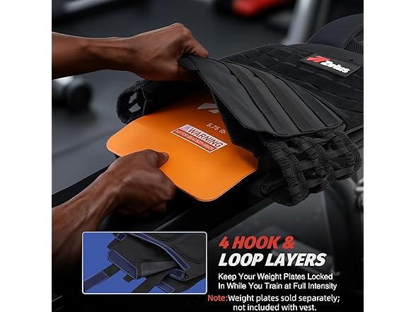 Black Tactical Weighted Vest