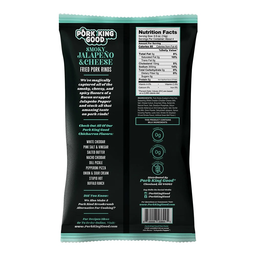 (10 Pack) Spicy Variety Pork Rinds 1.7oz Bags - Gallery 12