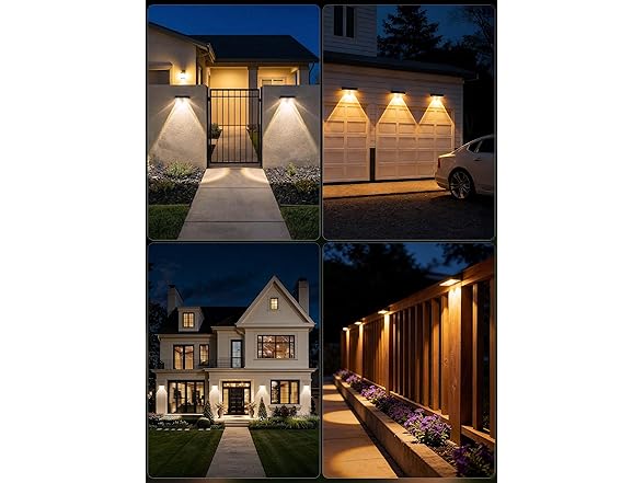 Brightown 12 Pack Solar Lights Outdoor