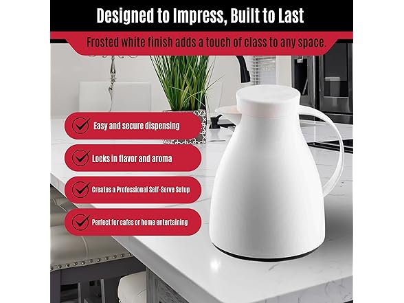 TableCraft 34oz (1L) Plastic Coffee Carafe