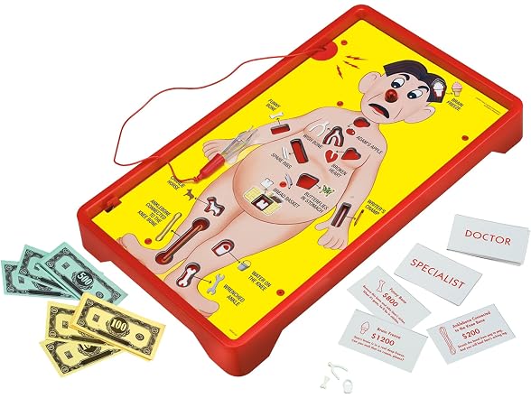 Hasbro Gaming Operation Electronic Board Game Pack of 4