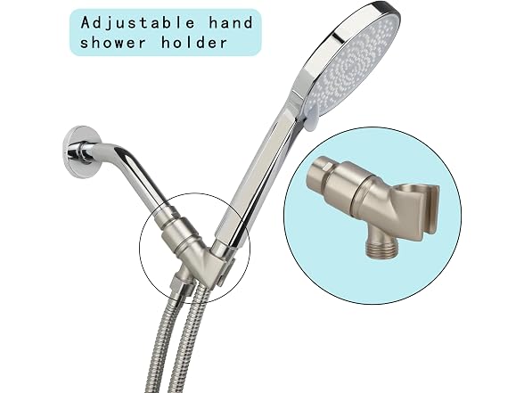 Shower Head Holder Full Metal Handheld
