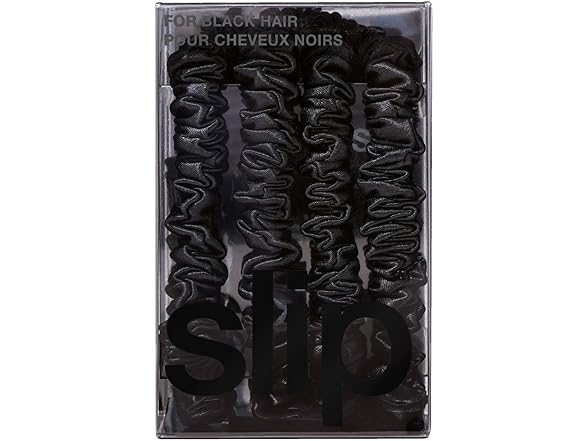 slip Silk Skinny Scrunchies - Set of 4