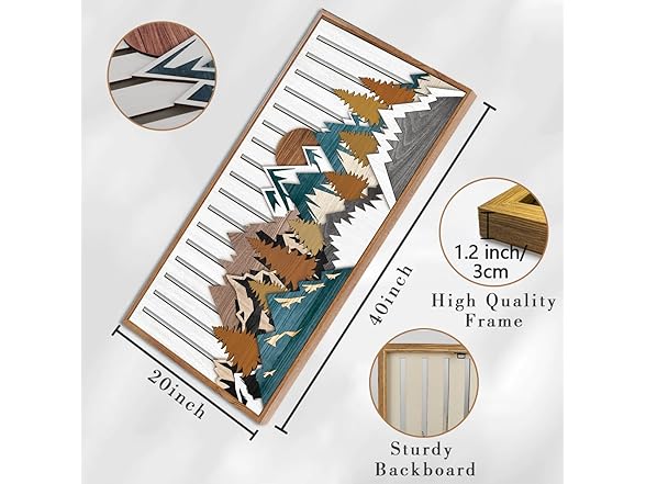 IARTTOP Large Wood Wall Art